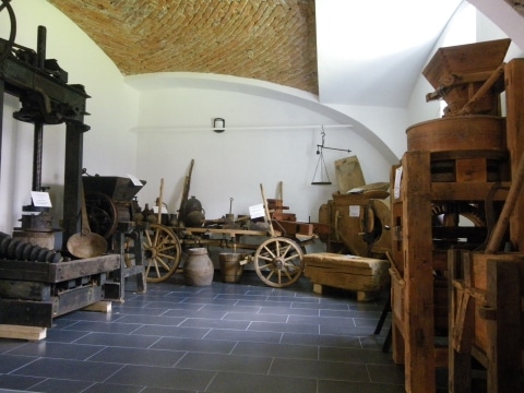Ausstellungsraum in der Ölmühle Kremsner