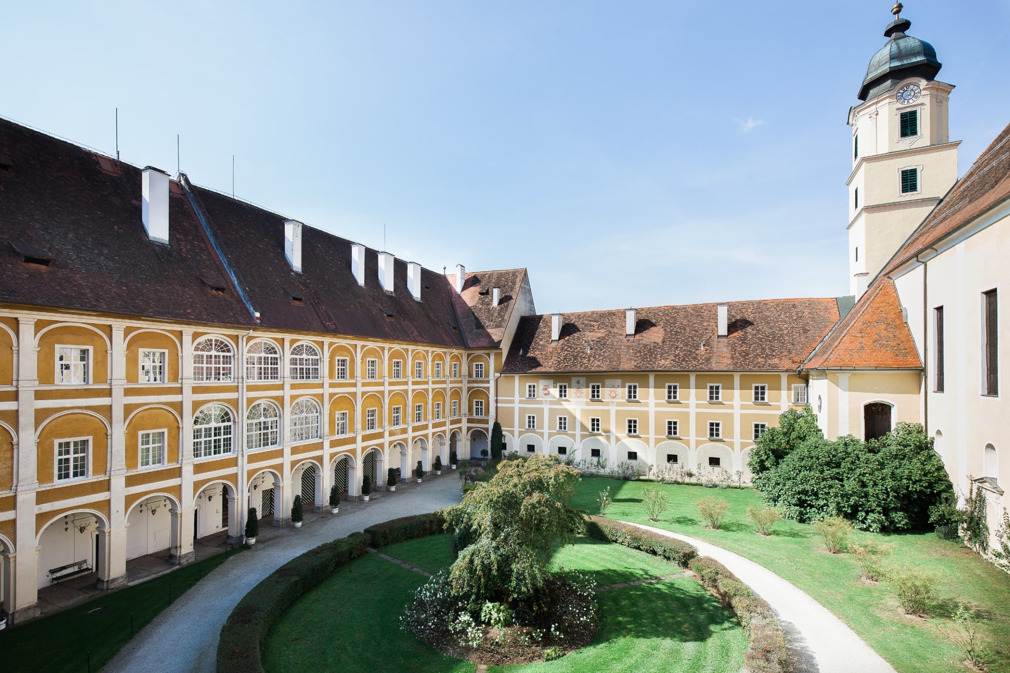 Der Innenhof des Schloss Stainz