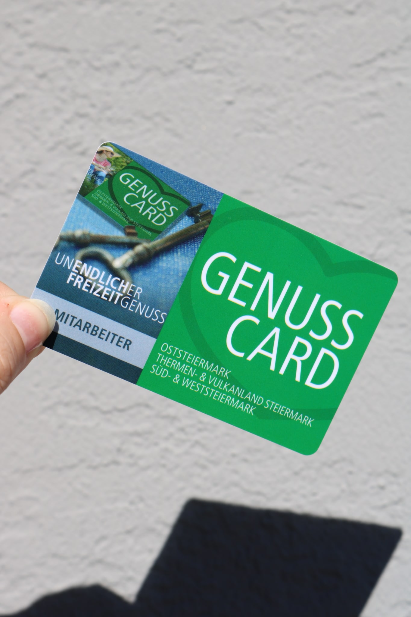 GenussCard MitarbeiterCard